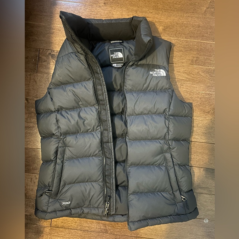 The North Face Black Puffer Vest